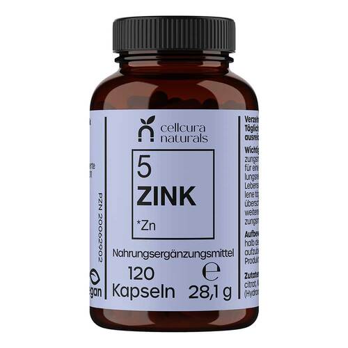 Cellcura Naturals Zink 25 mg hochdos.vegan Kapseln - 1
