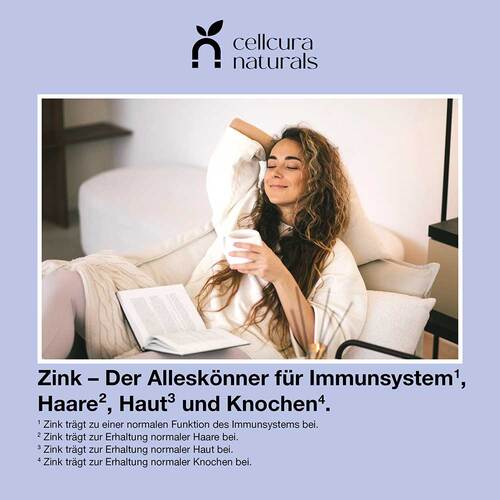 Cellcura Naturals Zink 25 mg hochdos.vegan Kapseln - 3