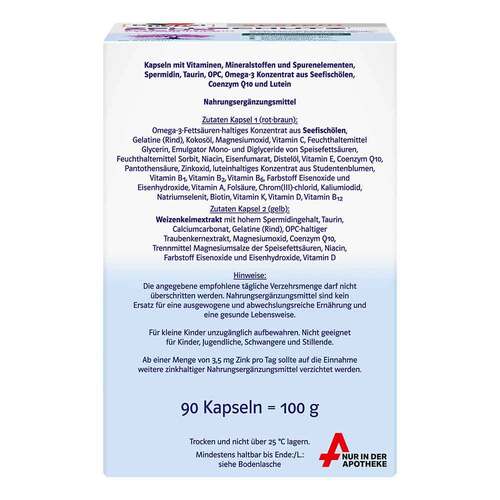 Doppelherz Zellschutz Plus Spermid. + Q10+Taurin+OPC - 3