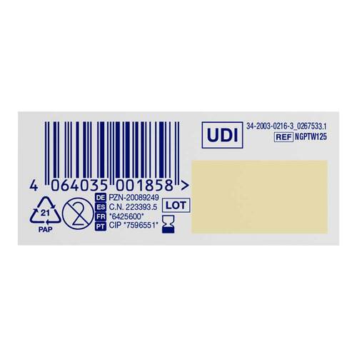NEXCARE Gentle Paper Tape 1,25 cmx5 m wei&szlig; Rolle - 2
