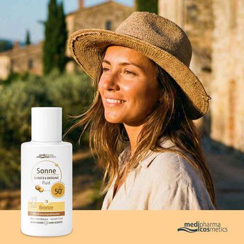 Sonne Schutz &amp; Br&auml;une Fluid bronze Lsf 50 +  - 3