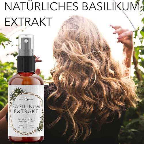 Basilikum Extrakt Haarkur Nordic Pure - 6