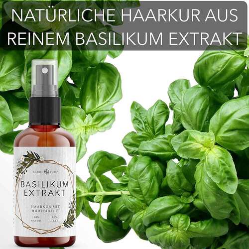 Basilikum Extrakt Haarkur Nordic Pure - 8