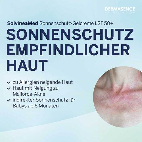 Dermasence Solvineamed Sonnensch.Gelcreme Lsf 50 +  - 4