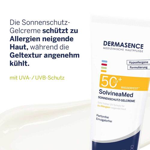 Dermasence Solvineamed Sonnensch.Gelcreme Lsf 50 +  - 6