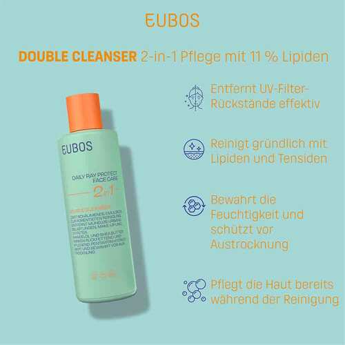 Eubos Daily Ray Protect Face Care double Cleanser - 3