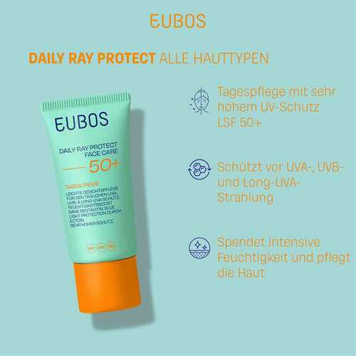 Eubos Daily Ray Protect Face Care Tagescre.LSF 50 +  - 3