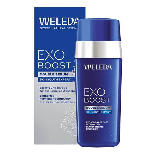 WELEDA Exo Boost Double Serum bl.Enzian &amp; Edelwei. - 1