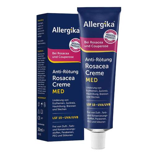 Allergika Anti-R&ouml;tung Rosacea Creme Med - 1