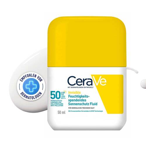 Cerave Sonnenschutz Fluid Invisi.feuchtigk.SPF 50 - 1