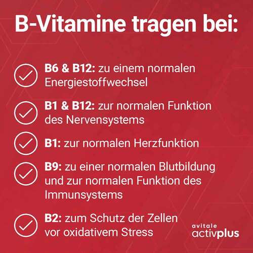 Activplus Vitamin B Komplex Tabletten - 3