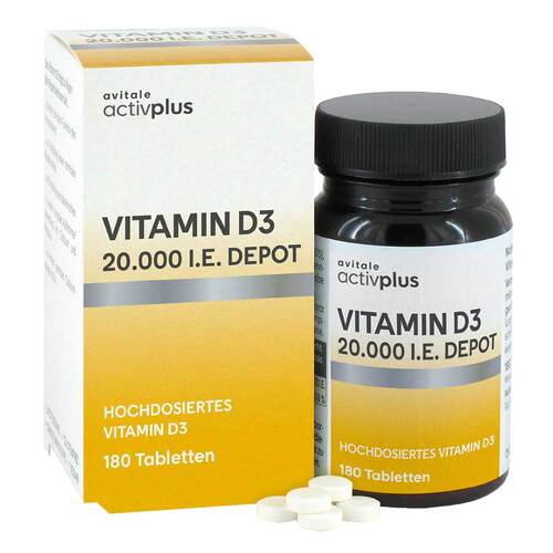 ACTIVPLUS Vitamin D3 20.000 I.E. Depot Tabletten - 1
