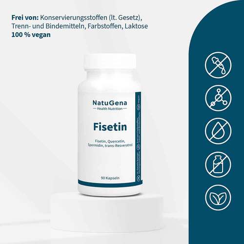 Fisetin + Quercetin+Spermidin+Vitamin B3 vegan Kapseln  - 3