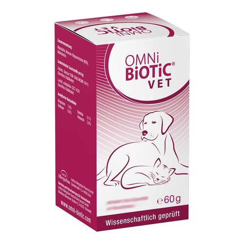 Omni Biotic Vet Erg.Futterm.Pulver f&uuml;r Hunde / Katzen - 1