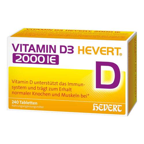 Vitamin D3 Hevert 2000 I.E. Tabletten - 1