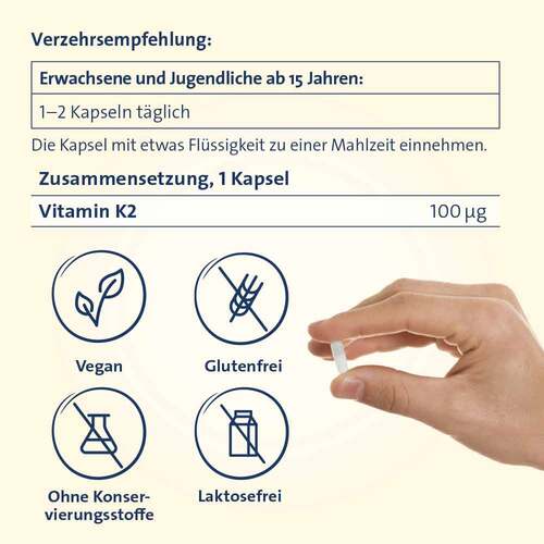 Vitamin K2 Hevert 100 m63g Kapseln - 2