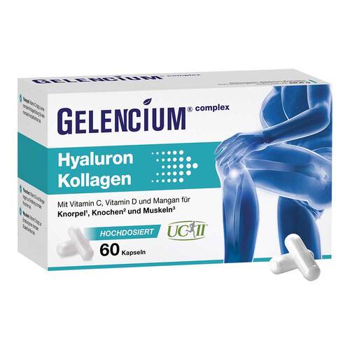 Gelencium Hyaluron Kollagen hochdos.Vitamin C Kapseln  - 1