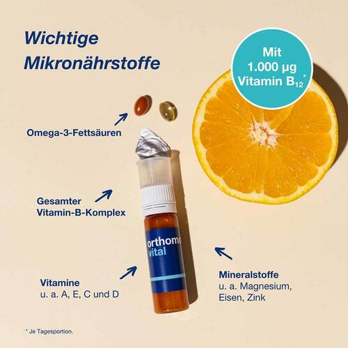 Orthomol Vital Trinkfl&auml;schchen / Kapseln Kombipack. - 5