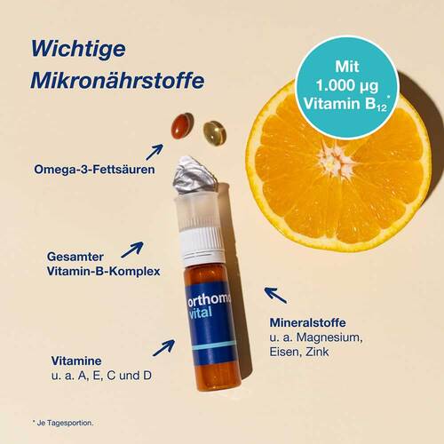 Orthomol Vital Trinkfl&auml;schchen / Kapseln Kombipack. - 5