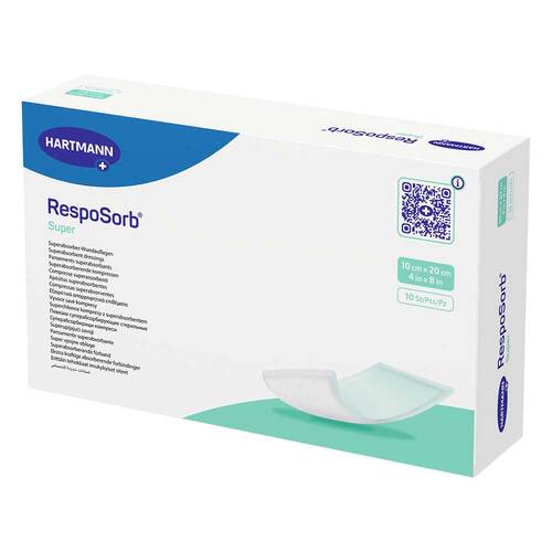 RESPOSORB Super Wundauflage 10x10 cm steril - 1