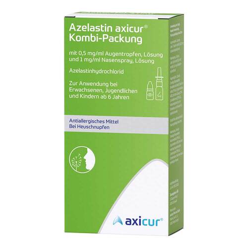 Azelastin axicur Kombi-Pack.0,5mg / ml AT  +    1mg/ml NS - 2