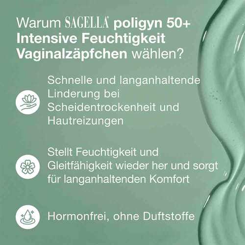 Sagella poligyn 50 + intensive Feuchtigkeit Ovula - 3