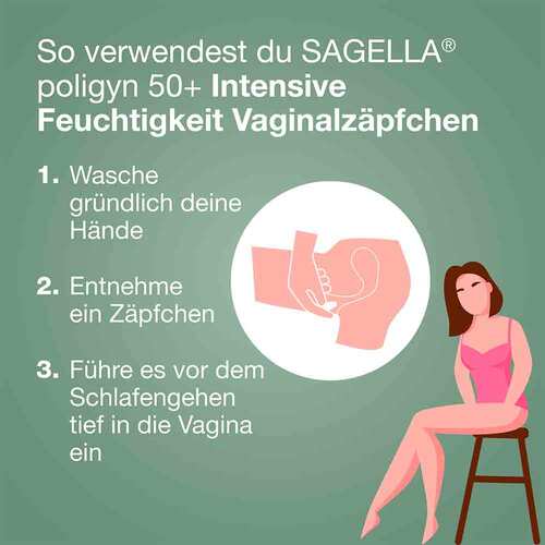 Sagella poligyn 50 + intensive Feuchtigkeit Ovula - 4
