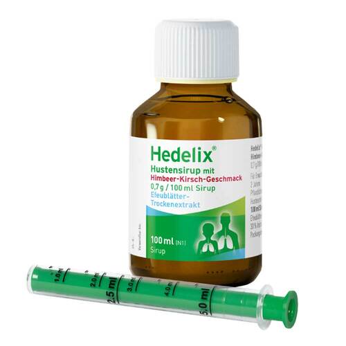 Hedelix Hustensirup mit Himbeer-Kirsch-Geschmack - 1