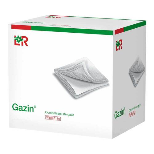 GAZIN Mullkomp.10x10 cm steril 12fach gro&szlig; - 1
