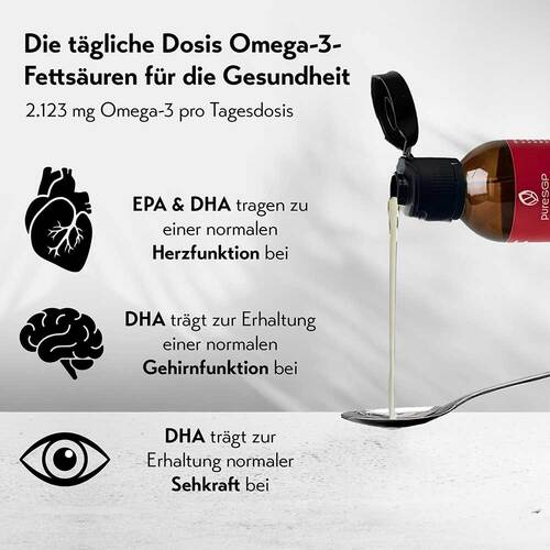 Puresgp Omega-3 &Ouml;l Forte Tropfen - 4