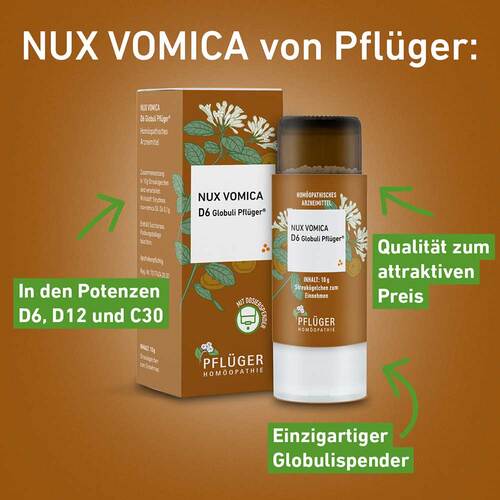 Nux vomica D 12 Globuli Pfl&uuml;ger Globulispender - 2