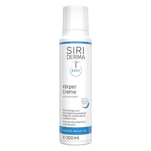Siriderma K&ouml;rpercreme ohne Duftstoffe - 1