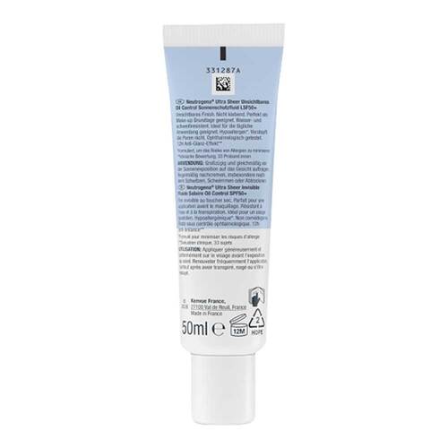 Neutrogena Ultra Sheer unsichtb.Oil-Cont.Sonnschu. - 3