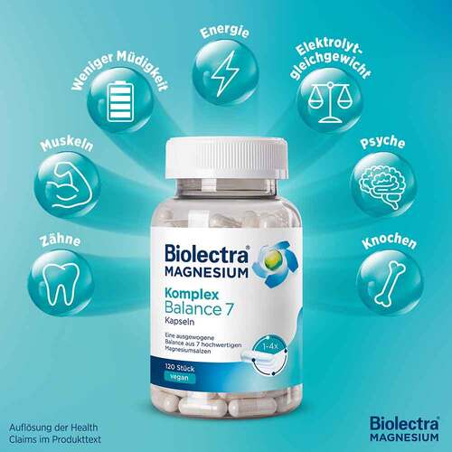 Biolectra Magnesium Komplex Balance 7 Kapseln - 4