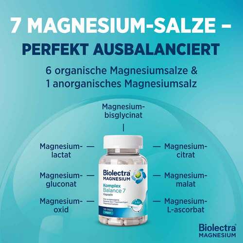 Biolectra Magnesium Komplex Balance 7 Kapseln - 5