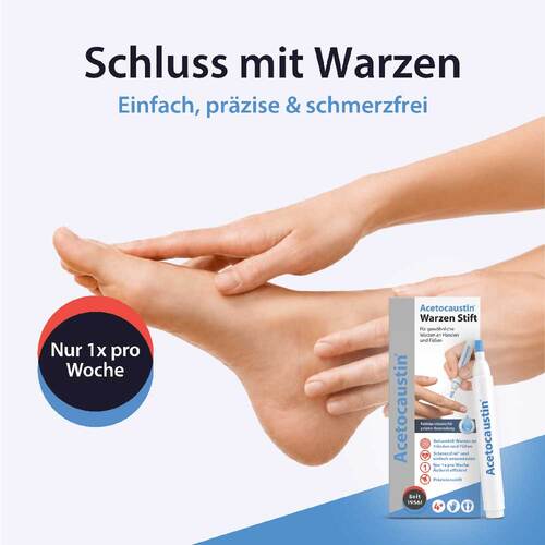 Acetocaustin Stift gegen Warzen - 2