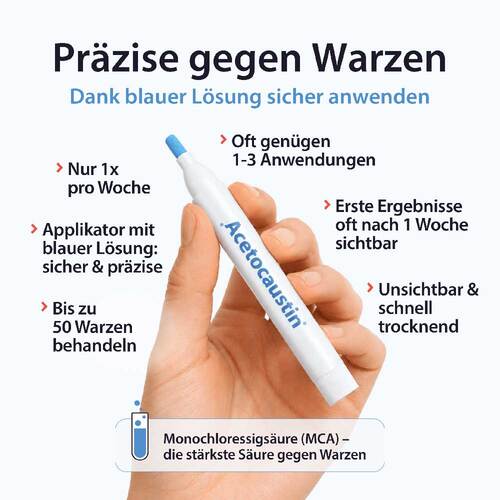 Acetocaustin Stift gegen Warzen - 3