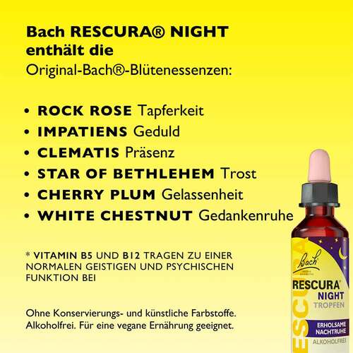 Bachbl&uuml;ten Rescura Night Tropfen alkoholfrei - 6