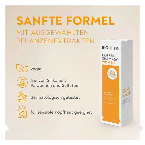 BIO-H-TIN Coffein-Shampoo women - 6