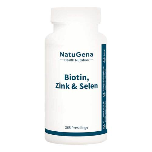 Biotin + ZINK+Selen hochdosiert+vegan Presslinge - 1