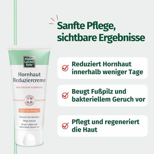 Allg&auml;uer Latschenkiefer Hornhaut Reduziercreme Orange - 4