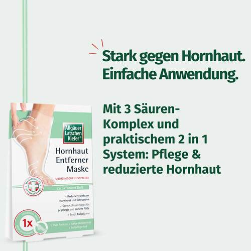 Allg&auml;uer Latschenkiefer Hornhaut Entf.Maske cremig Set - 3