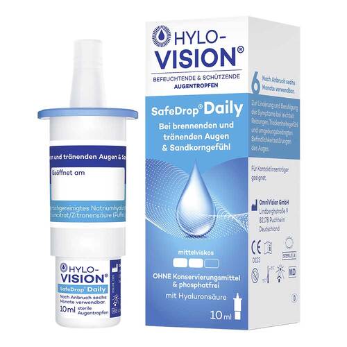 Hylo-Vision Safedrop Daily Augentropfen - 1