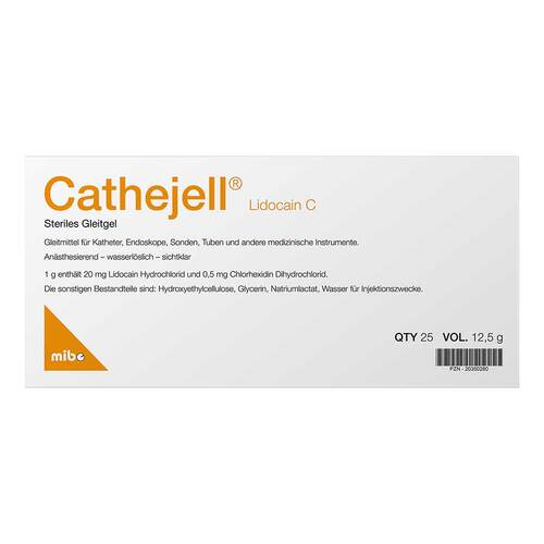 Cathejell Lidocain C steriles Gleitgel Zhs 12,5 g - 1