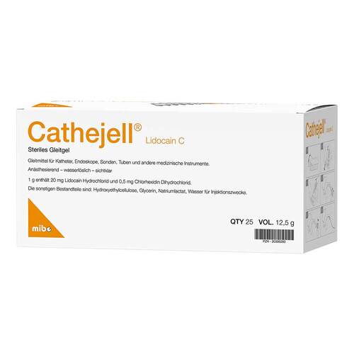 Cathejell Lidocain C steriles Gleitgel Zhs 12,5 g - 3