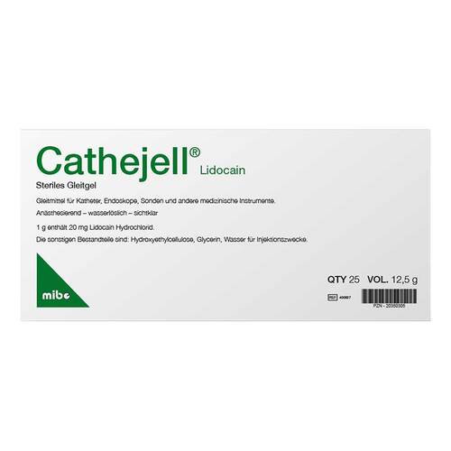 Cathejell Lidocain steriles Gleitgel Zhs 12,5 g - 1