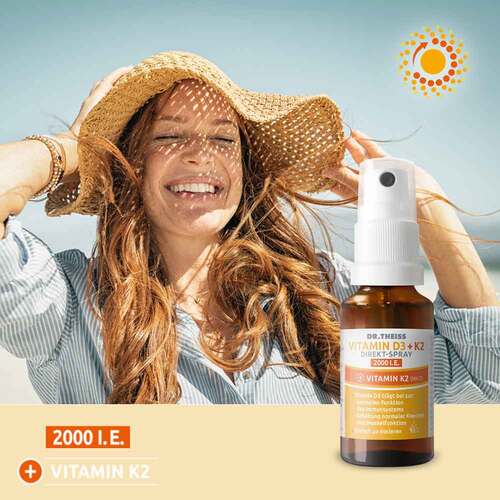 DR.THEISS Vitamin D3 + K2 Direkt-Spray 2000 I.E. - 2
