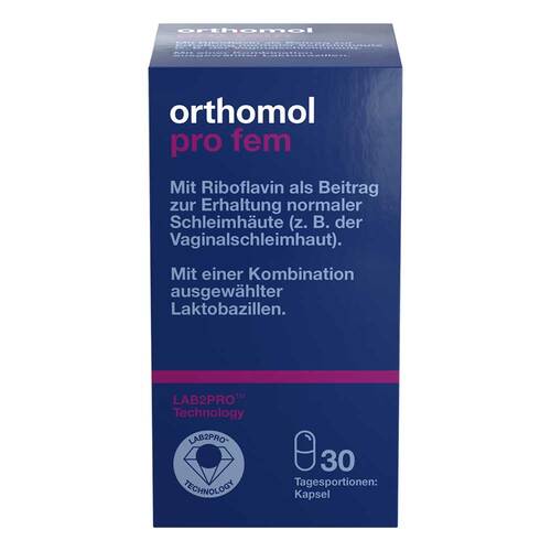 Orthomol pro fem Kapseln - 1