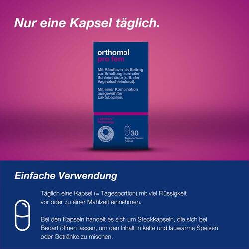 Orthomol pro fem Kapseln - 4