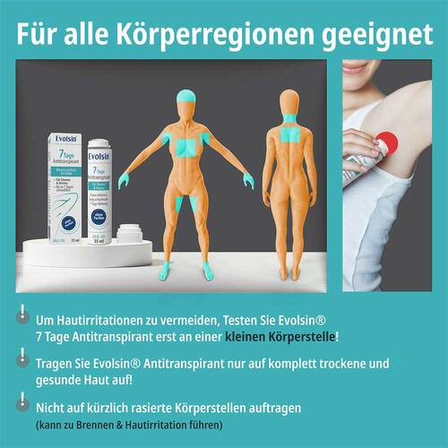 Evolsin 7 Tage Antitranspirant Dab-on ohne Parf&uuml;m - 2